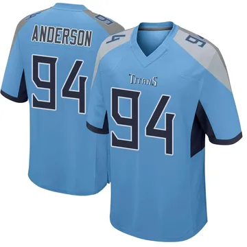 Men's Abdullah Anderson Tennessee Titans Nike Game Jersey - Light Blue