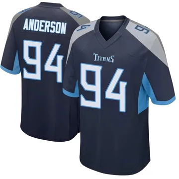 Men's Abdullah Anderson Tennessee Titans Nike Game Jersey - Navy