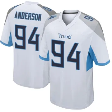 Men's Abdullah Anderson Tennessee Titans Nike Game Jersey - White