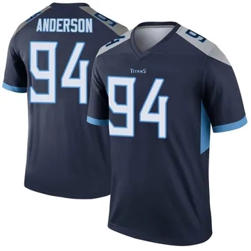 Men's Abdullah Anderson Tennessee Titans Nike Legend Jersey - Navy