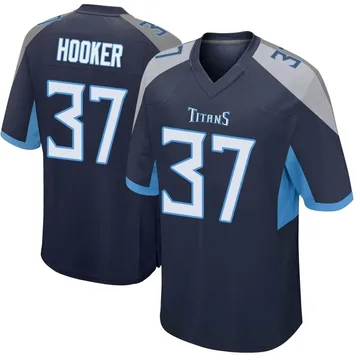 Men's Amani Hooker Tennessee Titans Nike Game Jersey - Navy