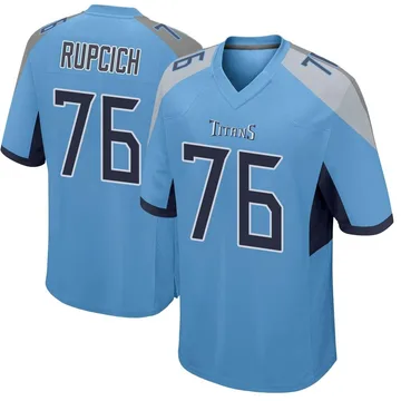 Men's Andrew Rupcich Tennessee Titans Nike Game Jersey - Light Blue