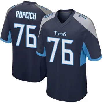 Men's Andrew Rupcich Tennessee Titans Nike Game Jersey - Navy