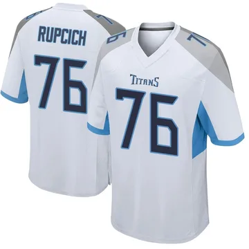 Men's Andrew Rupcich Tennessee Titans Nike Game Jersey - White