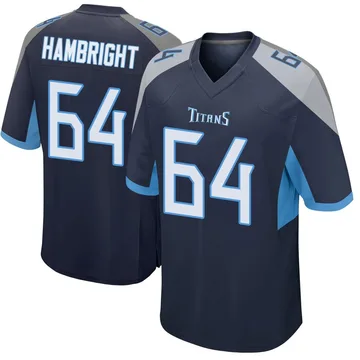 Men's Arlington Hambright Tennessee Titans Nike Game Jersey - Navy