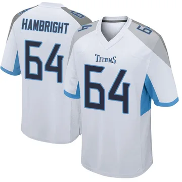 Men's Arlington Hambright Tennessee Titans Nike Game Jersey - White