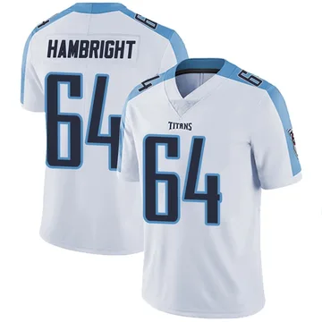 Men's Arlington Hambright Tennessee Titans Nike Limited Vapor Untouchable Jersey - White