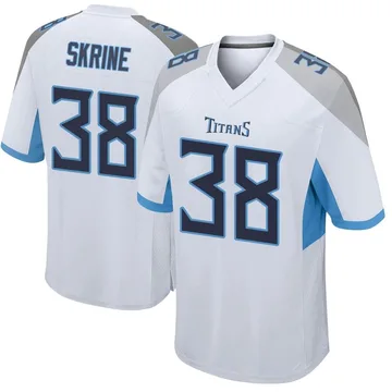 Men's Buster Skrine Tennessee Titans Nike Game Jersey - White