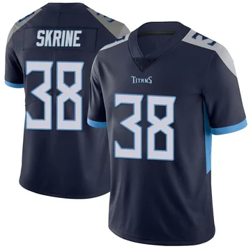 Men's Buster Skrine Tennessee Titans Nike Limited Vapor Untouchable Jersey - Navy