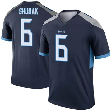 Men's Caleb Shudak Tennessee Titans Nike Legend Jersey - Navy