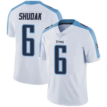 Men's Caleb Shudak Tennessee Titans Nike Limited Vapor Untouchable Jersey - White