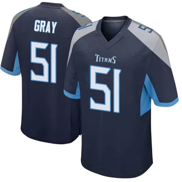 Men's Cedric Gray Tennessee Titans Nike Game Jersey - Navy