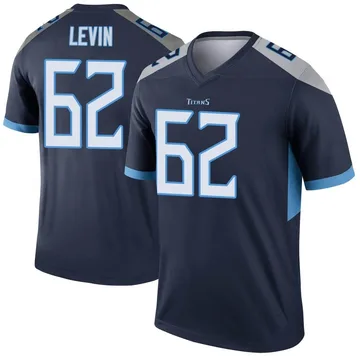 Men's Corey Levin Tennessee Titans Nike Legend Jersey - Navy