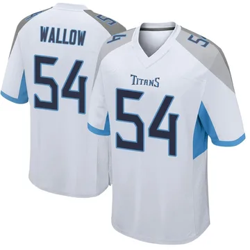 Men's Garret Wallow Tennessee Titans Nike Game Jersey - White