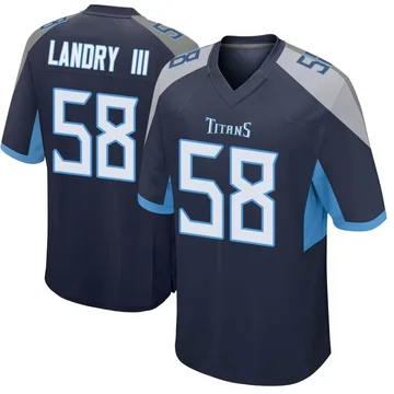 Men's Harold Landry III Tennessee Titans Nike Game Jersey - Navy