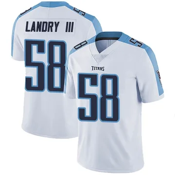 Men's Harold Landry III Tennessee Titans Nike Limited Vapor Untouchable Jersey - White