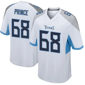 Men's Isaiah Prince Tennessee Titans Nike Game Jersey - White