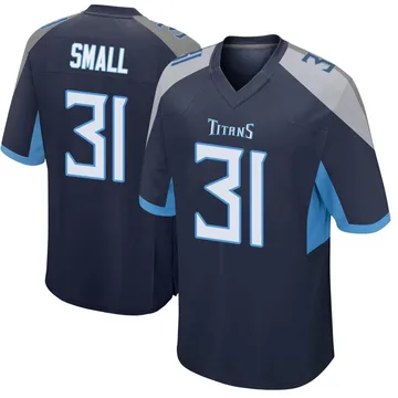 Men's Jabari Small Tennessee Titans Nike Game Jersey - Navy