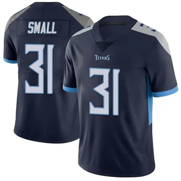 Men's Jabari Small Tennessee Titans Nike Limited Vapor Untouchable Jersey - Navy