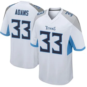 Men's Jamal Adams Tennessee Titans Nike Game Jersey - White