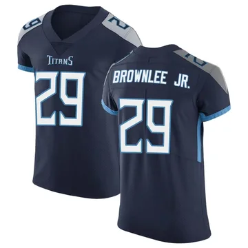 Men's Jarvis Brownlee Jr. Tennessee Titans Nike Elite Vapor Untouchable Jersey - Navy