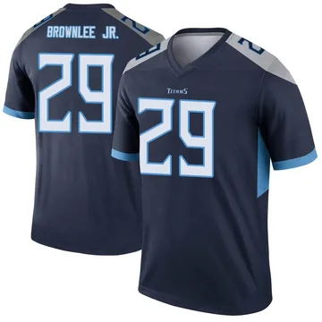 Men's Jarvis Brownlee Jr. Tennessee Titans Nike Legend Jersey - Navy