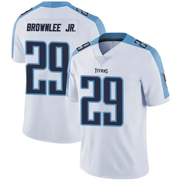 Men's Jarvis Brownlee Jr. Tennessee Titans Nike Limited Vapor Untouchable Jersey - White