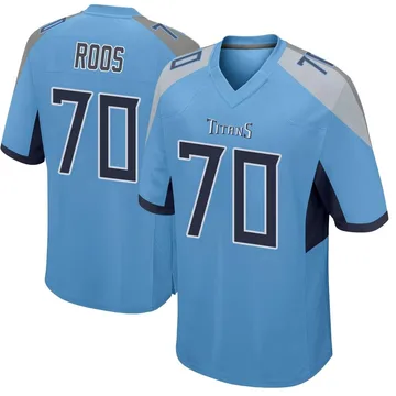 Men's Jordan Roos Tennessee Titans Nike Game Jersey - Light Blue