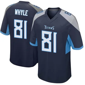 Men's Josh Whyle Tennessee Titans Nike Game Jersey - Navy