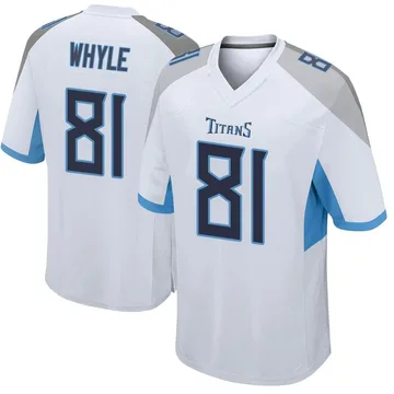 Men's Josh Whyle Tennessee Titans Nike Game Jersey - White