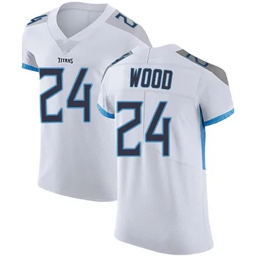 Men's Julius Wood Tennessee Titans Nike Elite Vapor Untouchable Jersey - White