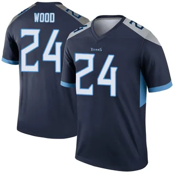 Men's Julius Wood Tennessee Titans Nike Legend Jersey - Navy