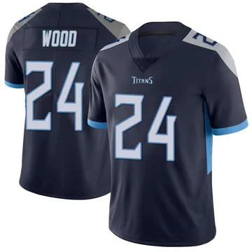 Men's Julius Wood Tennessee Titans Nike Limited Vapor Untouchable Jersey - Navy