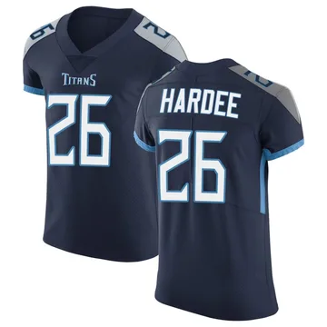 Men's Justin Hardee Sr. Tennessee Titans Nike Elite Vapor Untouchable Jersey - Navy