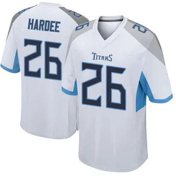 Men's Justin Hardee Sr. Tennessee Titans Nike Game Jersey - White