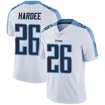 Men's Justin Hardee Sr. Tennessee Titans Nike Limited Vapor Untouchable Jersey - White