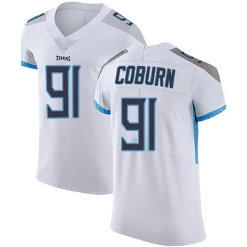 Men's Keondre Coburn Tennessee Titans Nike Elite Vapor Untouchable Jersey - White