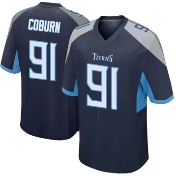 Men's Keondre Coburn Tennessee Titans Nike Game Jersey - Navy