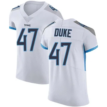 Men's Khalid Duke Tennessee Titans Nike Elite Vapor Untouchable Jersey - White