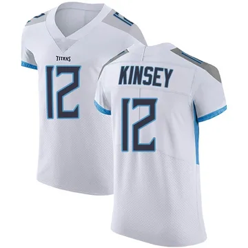 Men's Mason Kinsey Tennessee Titans Nike Elite Vapor Untouchable Jersey - White