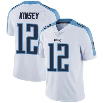 Men's Mason Kinsey Tennessee Titans Nike Limited Vapor Untouchable Jersey - White