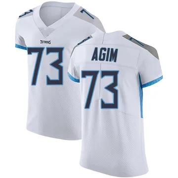 Men's McTelvin Agim Tennessee Titans Nike Elite Vapor Untouchable Jersey - White