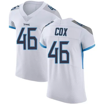 Men's Morgan Cox Tennessee Titans Nike Elite Vapor Untouchable Jersey - White