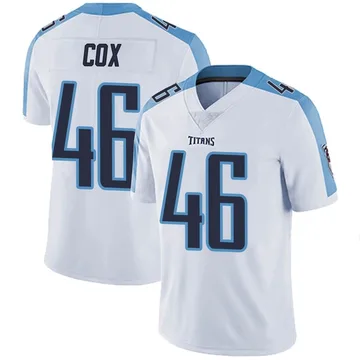 Men's Morgan Cox Tennessee Titans Nike Limited Vapor Untouchable Jersey - White