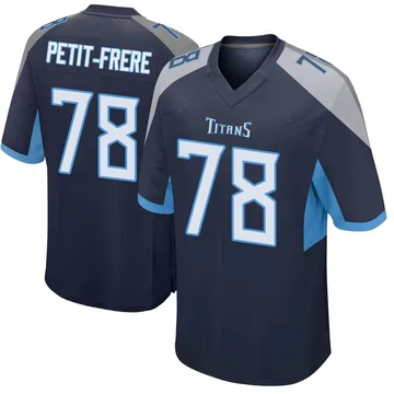 Men's Nicholas Petit-Frere Tennessee Titans Nike Game Jersey - Navy