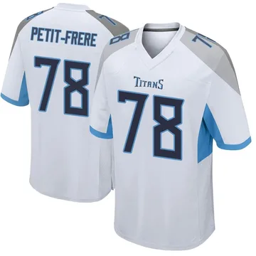 Men's Nicholas Petit-Frere Tennessee Titans Nike Game Jersey - White