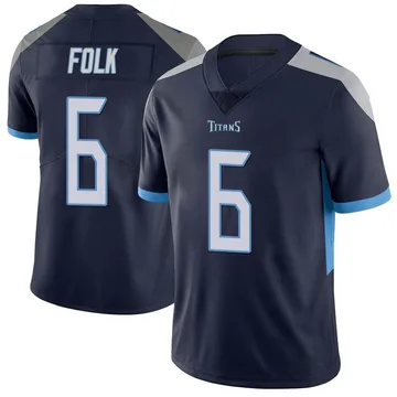 Men's Nick Folk Tennessee Titans Nike Limited Vapor Untouchable Jersey - Navy