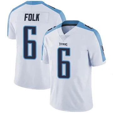 Men's Nick Folk Tennessee Titans Nike Limited Vapor Untouchable Jersey - White