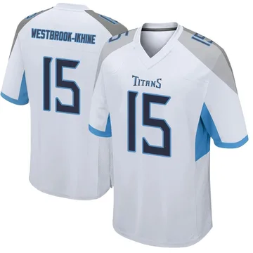 Men's Nick Westbrook-Ikhine Tennessee Titans Nike Game Jersey - White