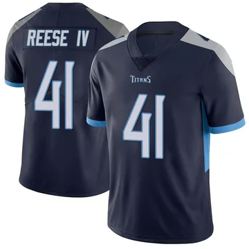 Men's Otis Reese IV Tennessee Titans Nike Limited Vapor Untouchable Jersey - Navy